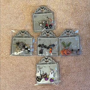 Halloween Themed Earrings Set
